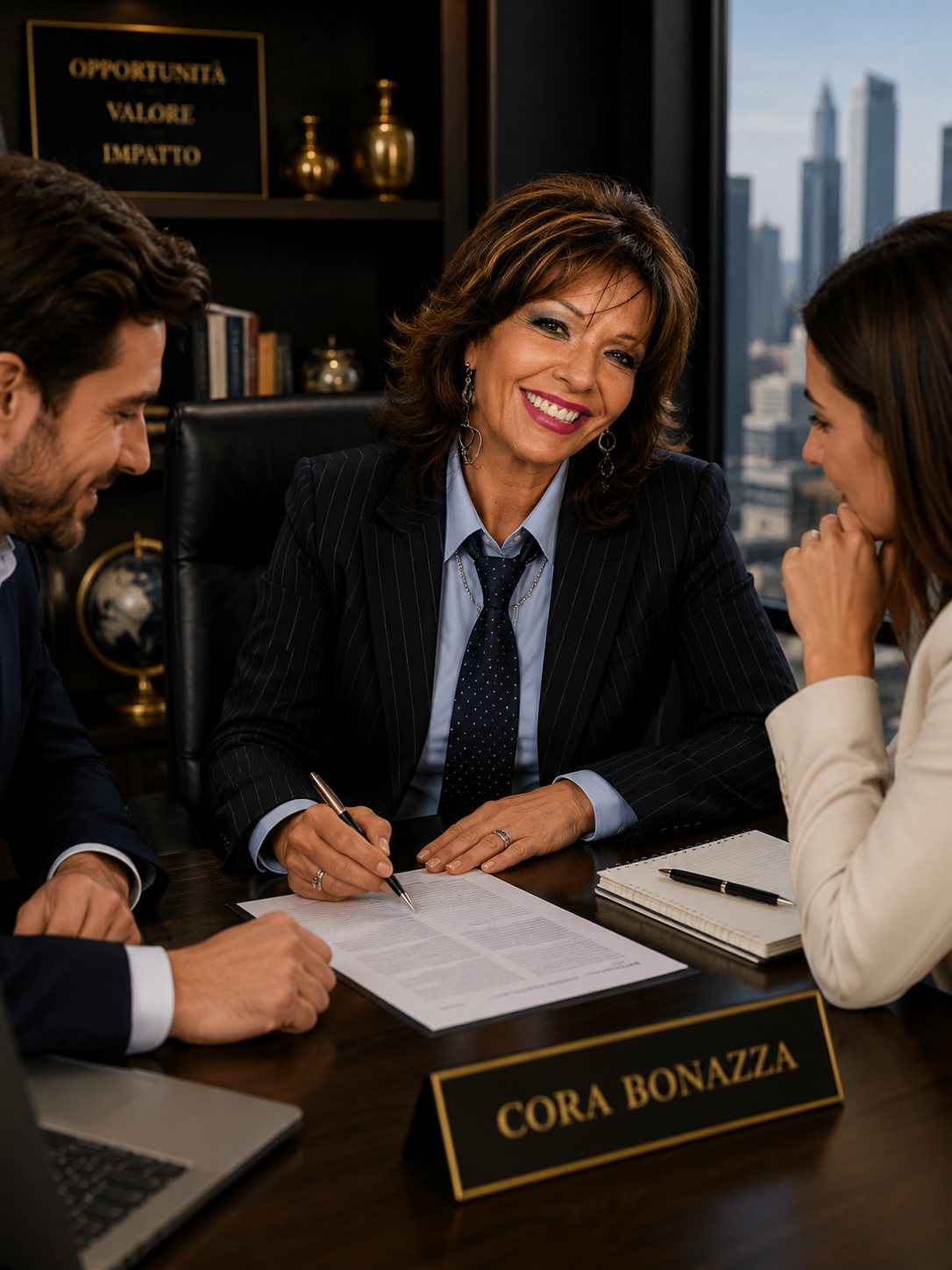 Cora Bonazza consulenza clienti riunione