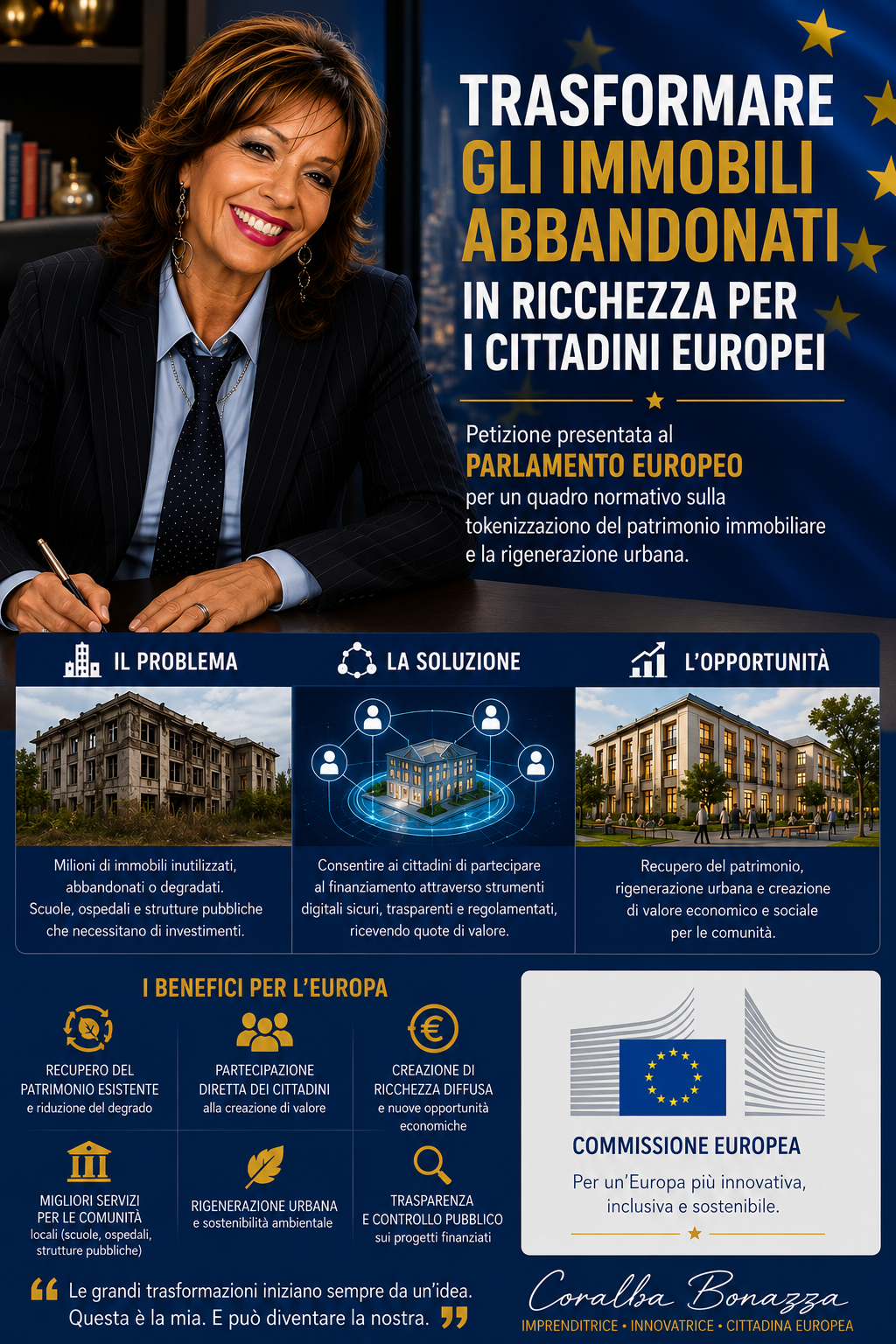 Cora Bonazza proposta europea tokenizzazione immobili