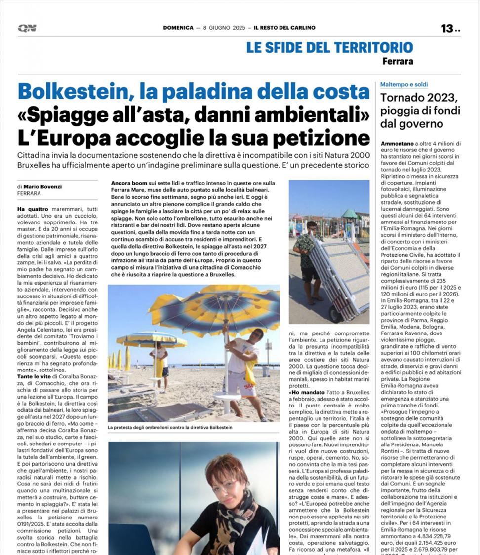 Articolo completo - Bolkestein, petizione accolta dall'Europa